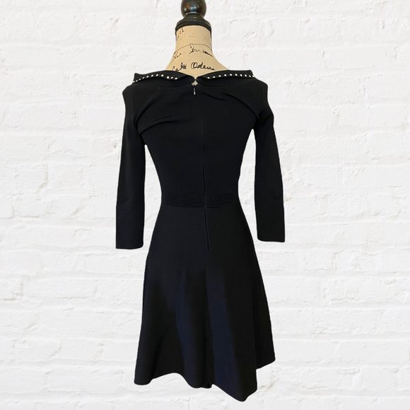 Anastasia Steele's Sandro Rocket Embellished Skater Dress Sz 2 - Picture 4 of 9